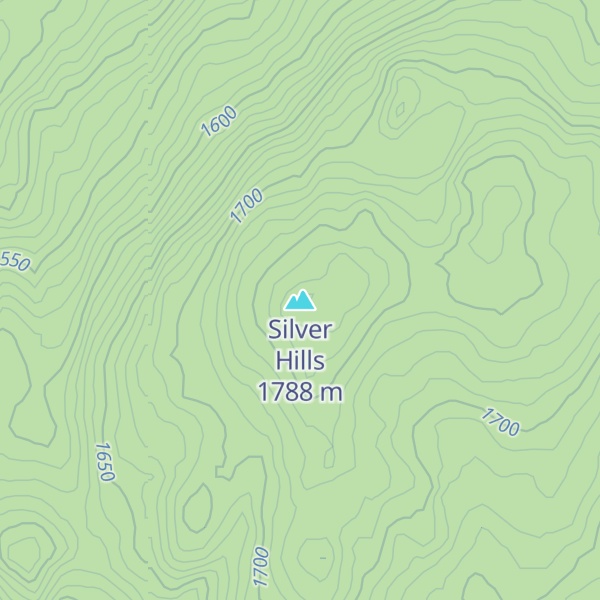 Map of Silver Hills
