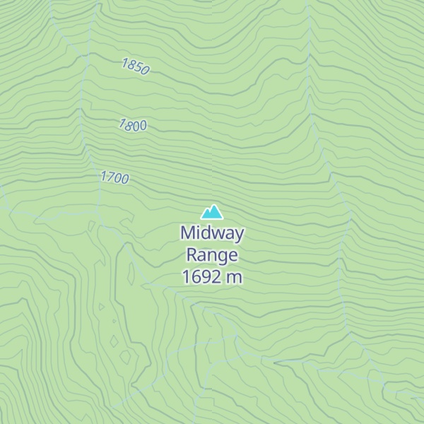 Map of Midway Range