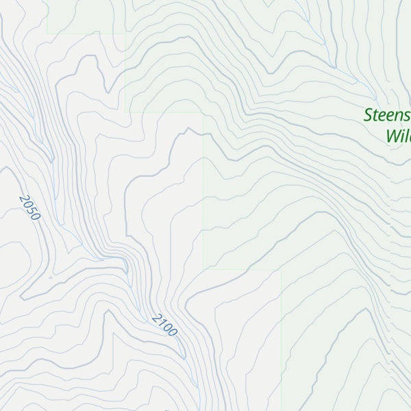 Map of Eusabio Ridge