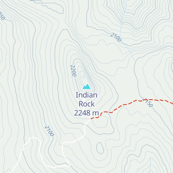 Map of Indian Rock