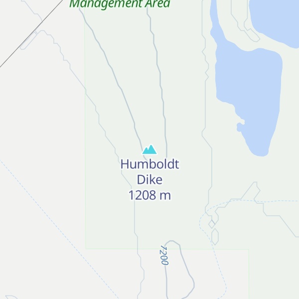 Map of Humboldt Dike