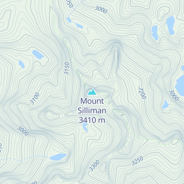 Map of Mount Silliman