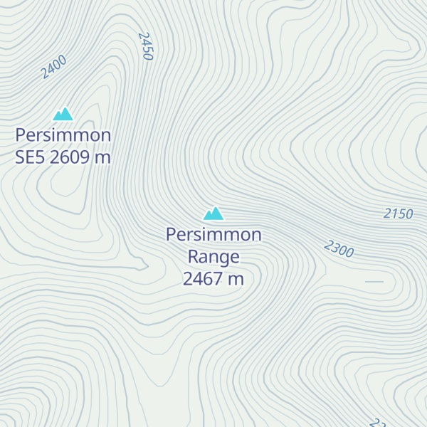 Map of Persimmon Range