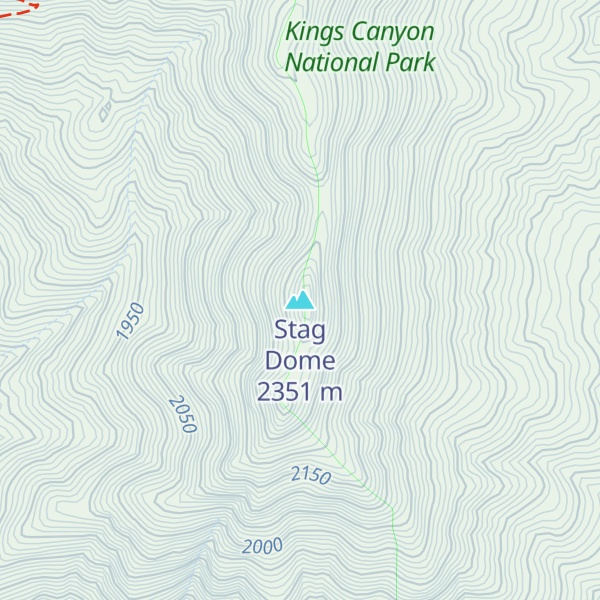 Map of Stag Dome