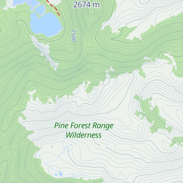 Map of Pine Peak