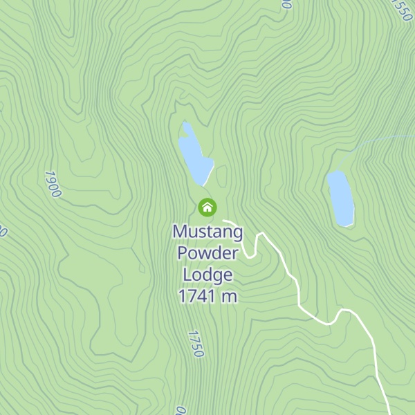 Map of Mustang Powder Lodge