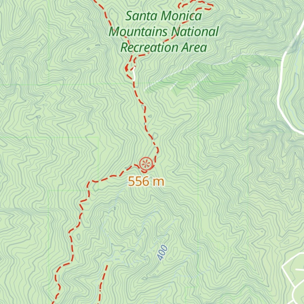 Map of Mesa Peak