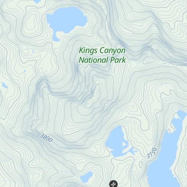 Map of Mount Goddard