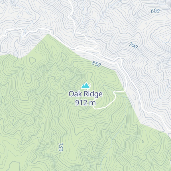 Map of Oak Ridge