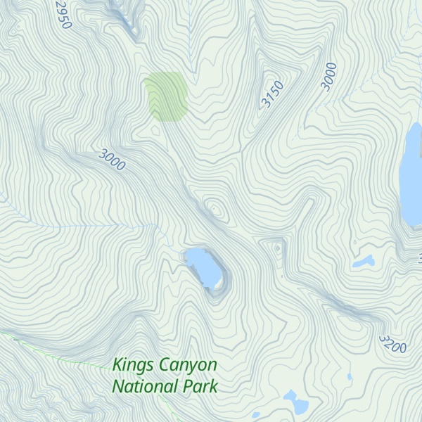 Map of Tenderfoot Peak