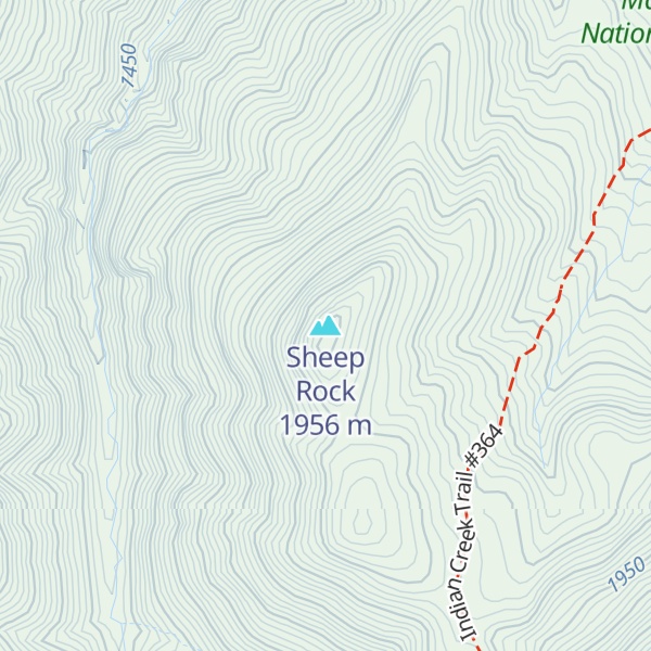 Map of Sheep Rock