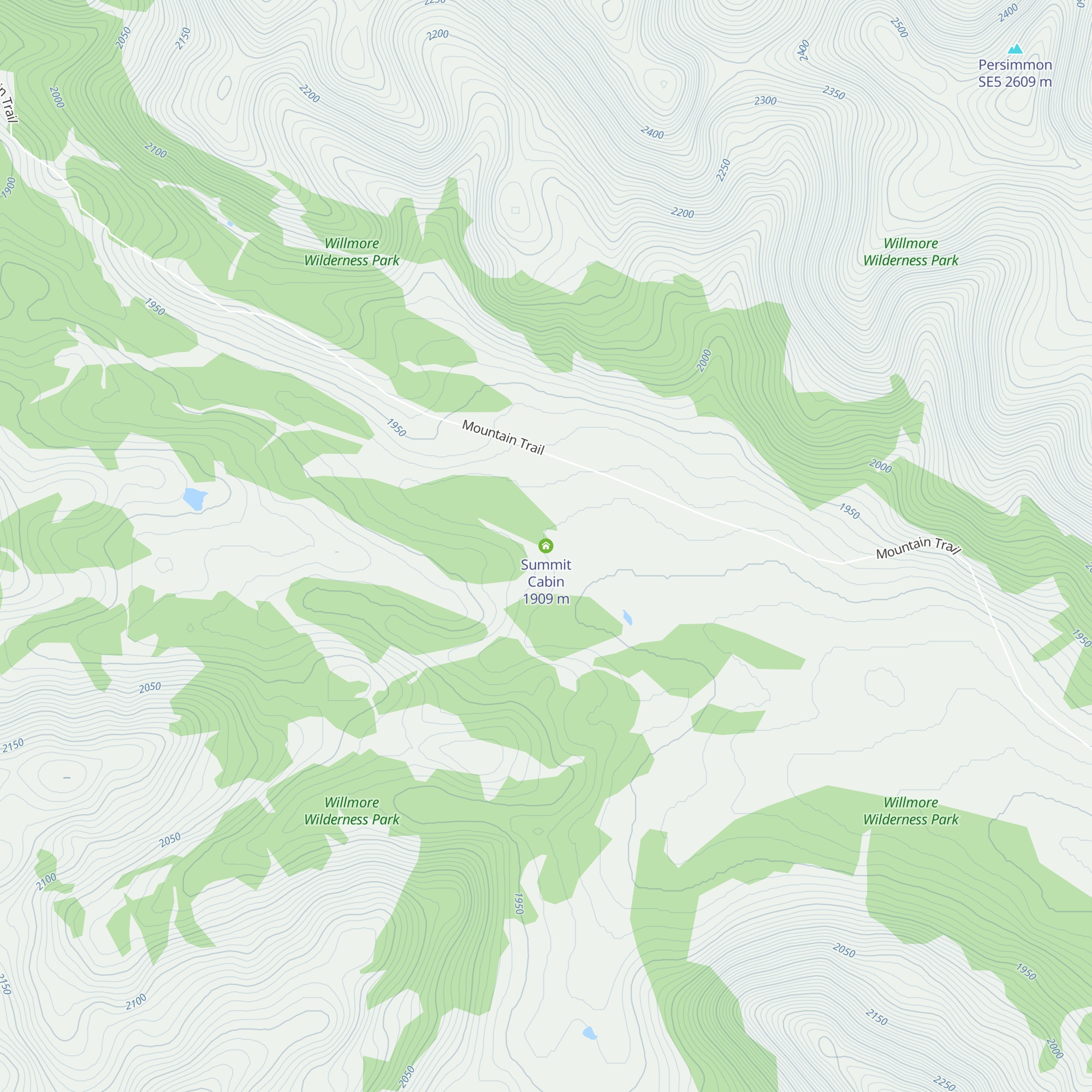 Summit Cabin map
