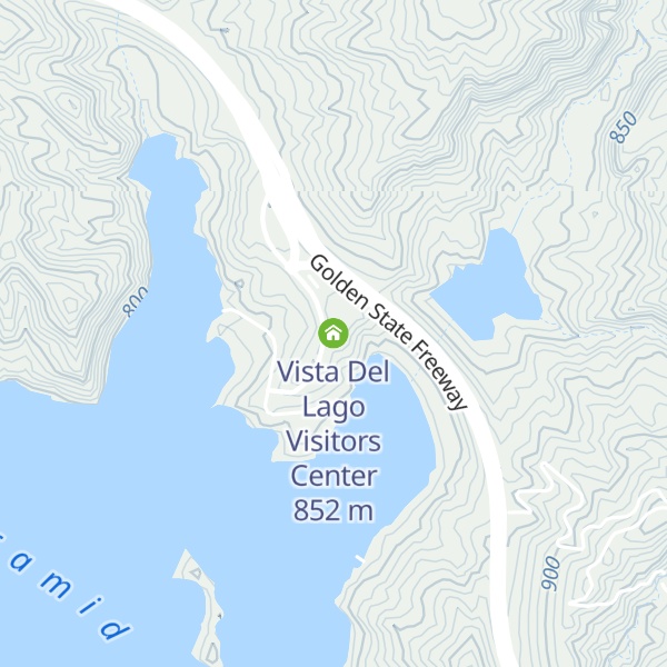 Map of Vista Del Lago Visitors Center