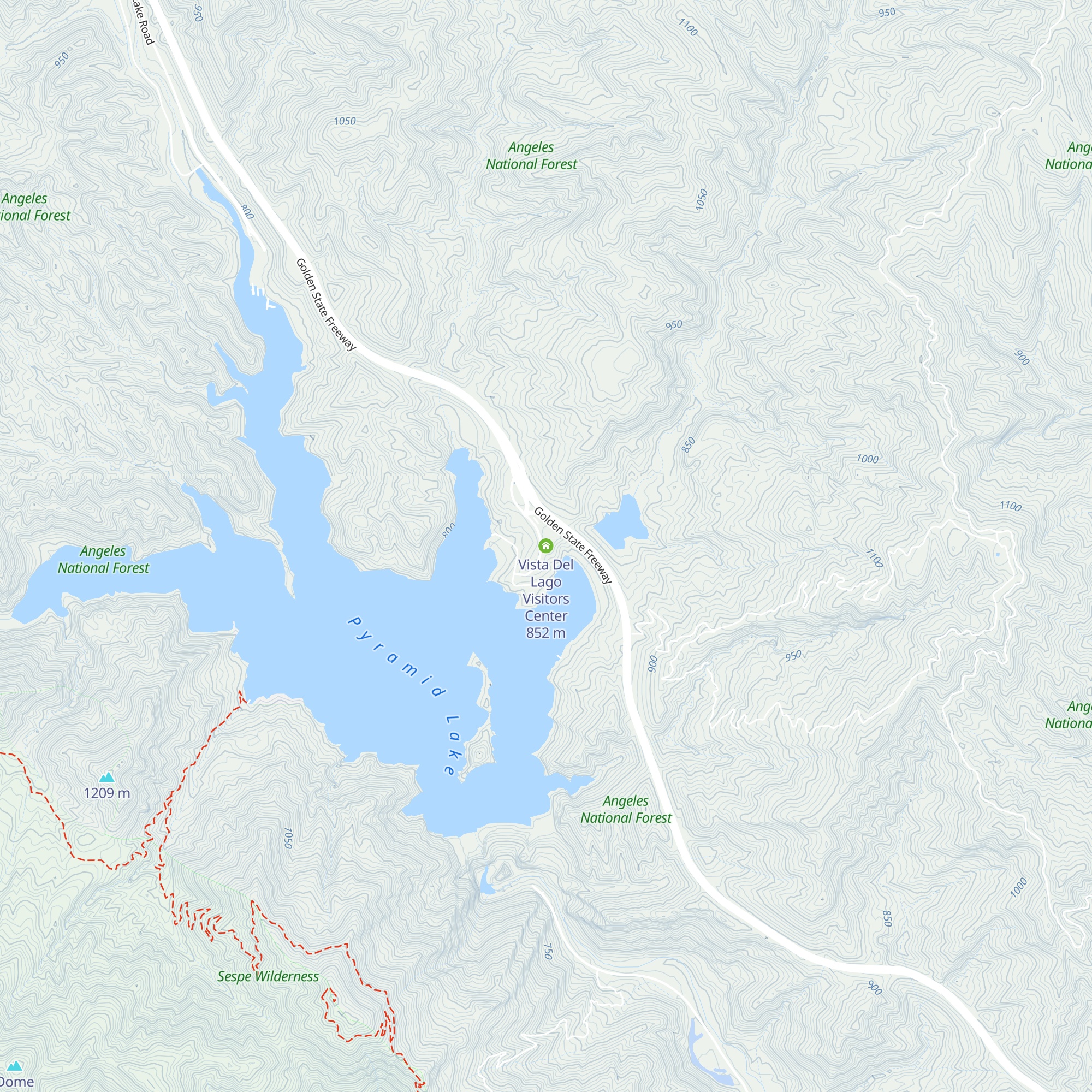 Vista Del Lago Visitors Center map