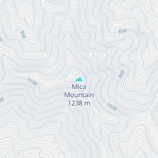 Map of Mica Mountain