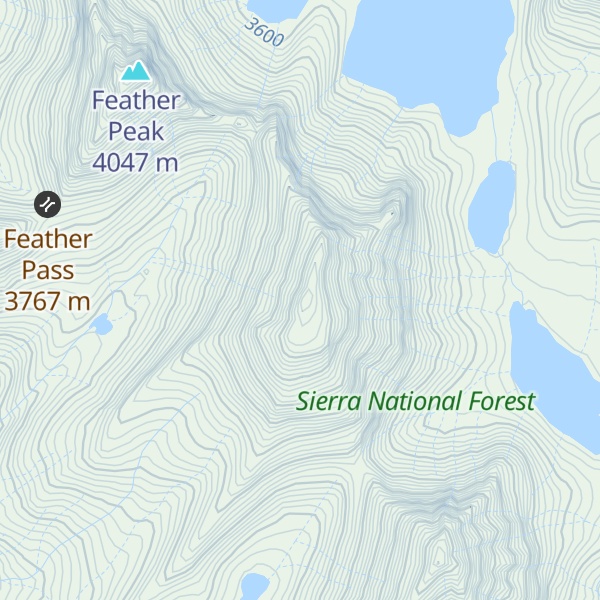Map of Royce Peak