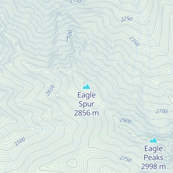 Map of Eagle Spur