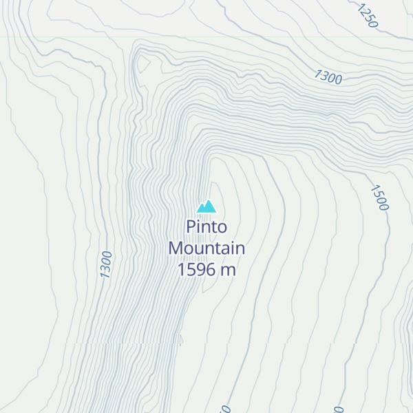 Map of Pinto Mountain