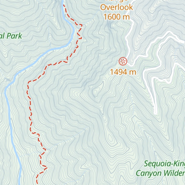Map of Switchback Peak
