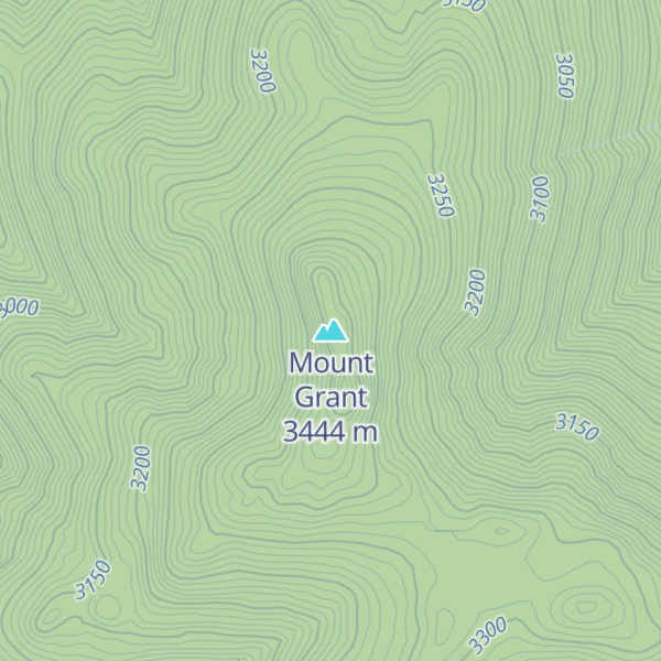 Map of Mount Grant