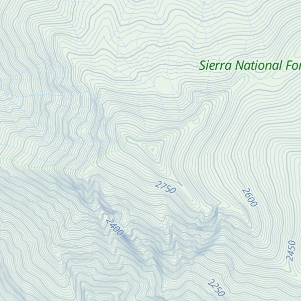 Map of Wren Peak