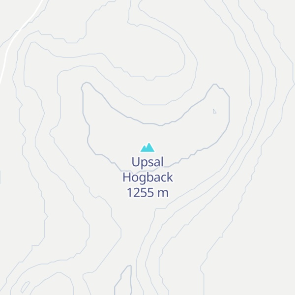 Map of Upsal Hogback