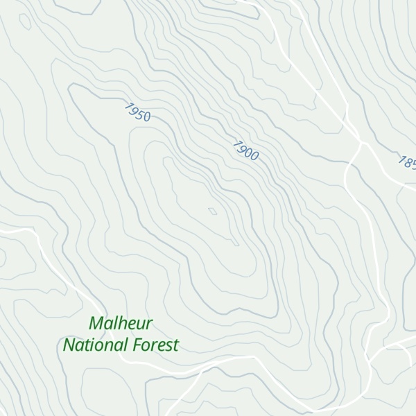 Map of Jump-off Joe Mountain