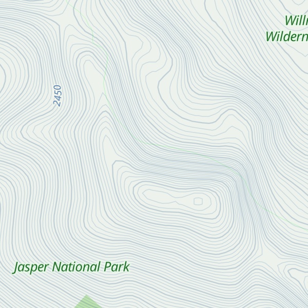 Map of Highnoon Peak