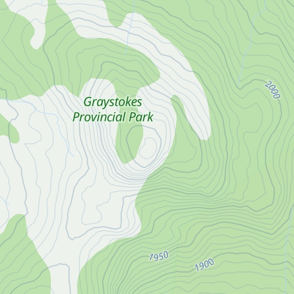 Map of Mount Moore