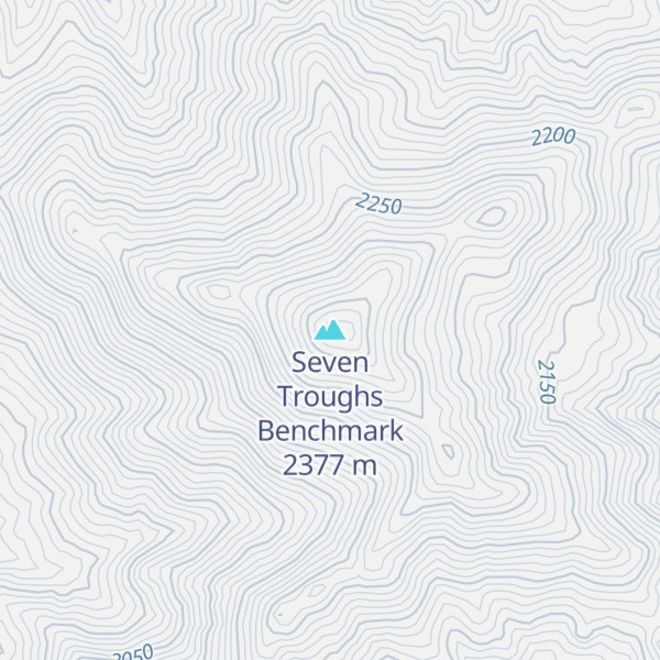 Map of Seven Troughs Benchmark