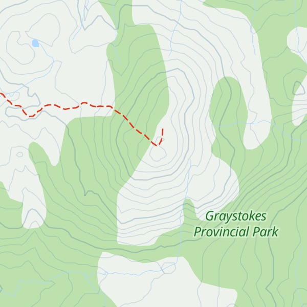 Map of Jubilee Mountain