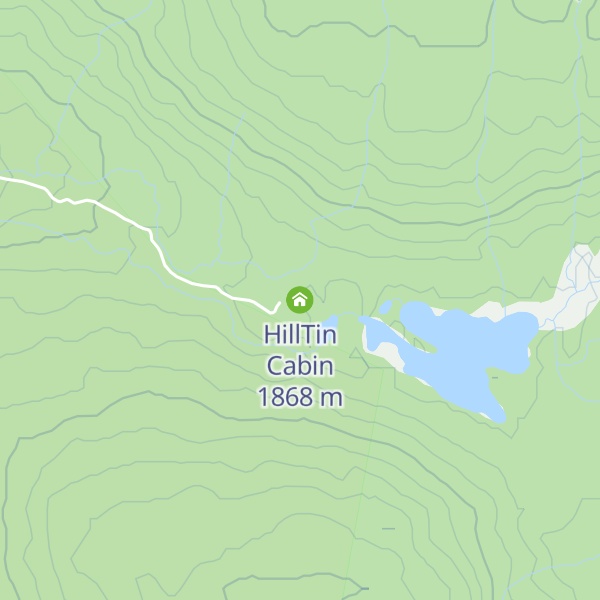 Map of HillTin Cabin