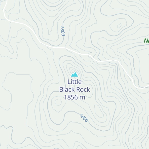 Map of Little Black Rock