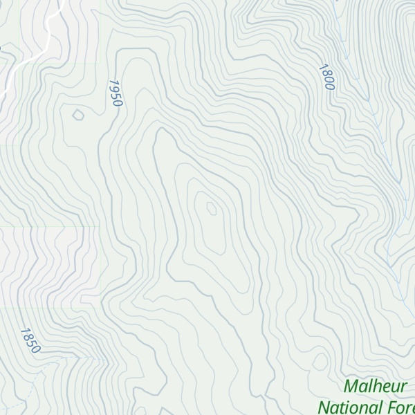 Map of Calamity Butte