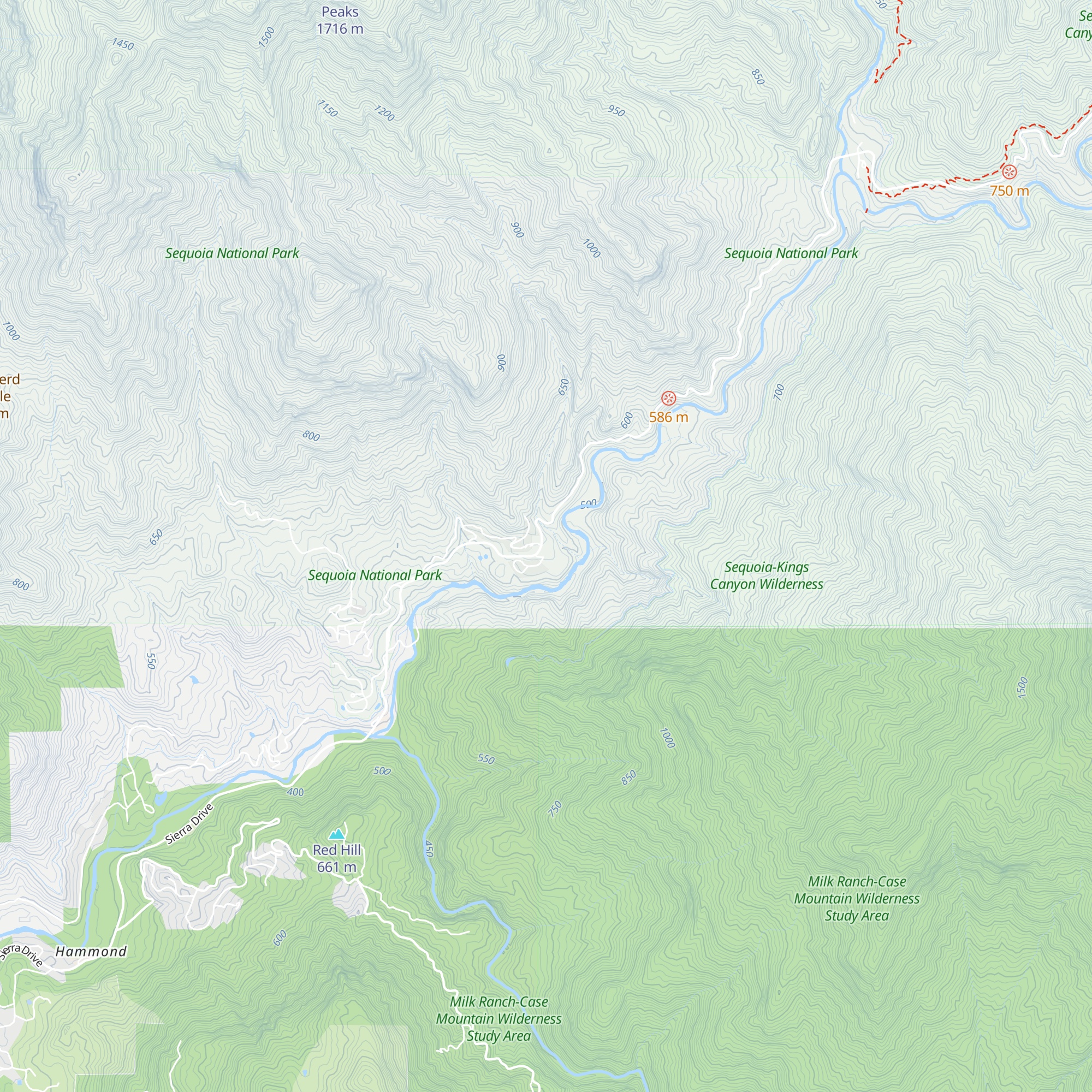 Foothills Visitor Center map