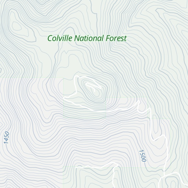 Map of Bodie Mountain
