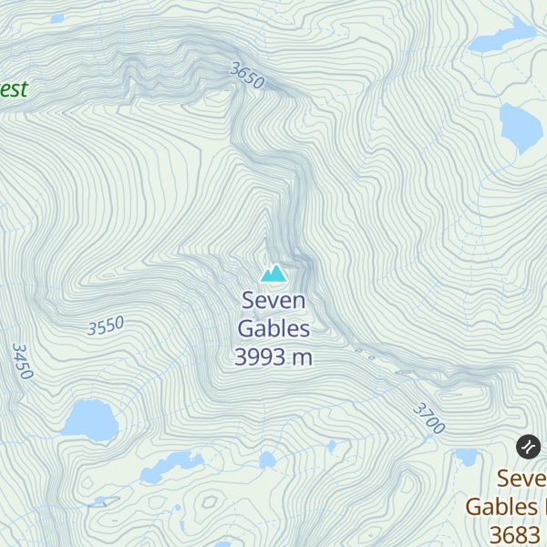 Map of Seven Gables