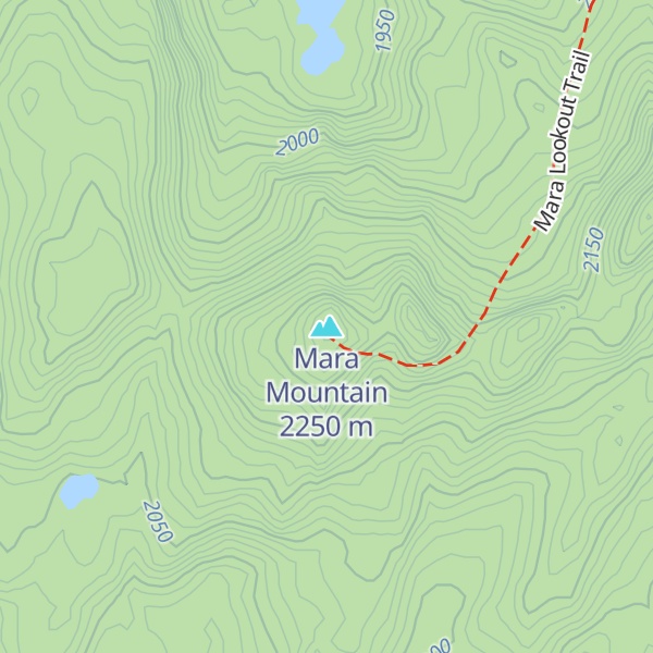 Map of Mara Mountain