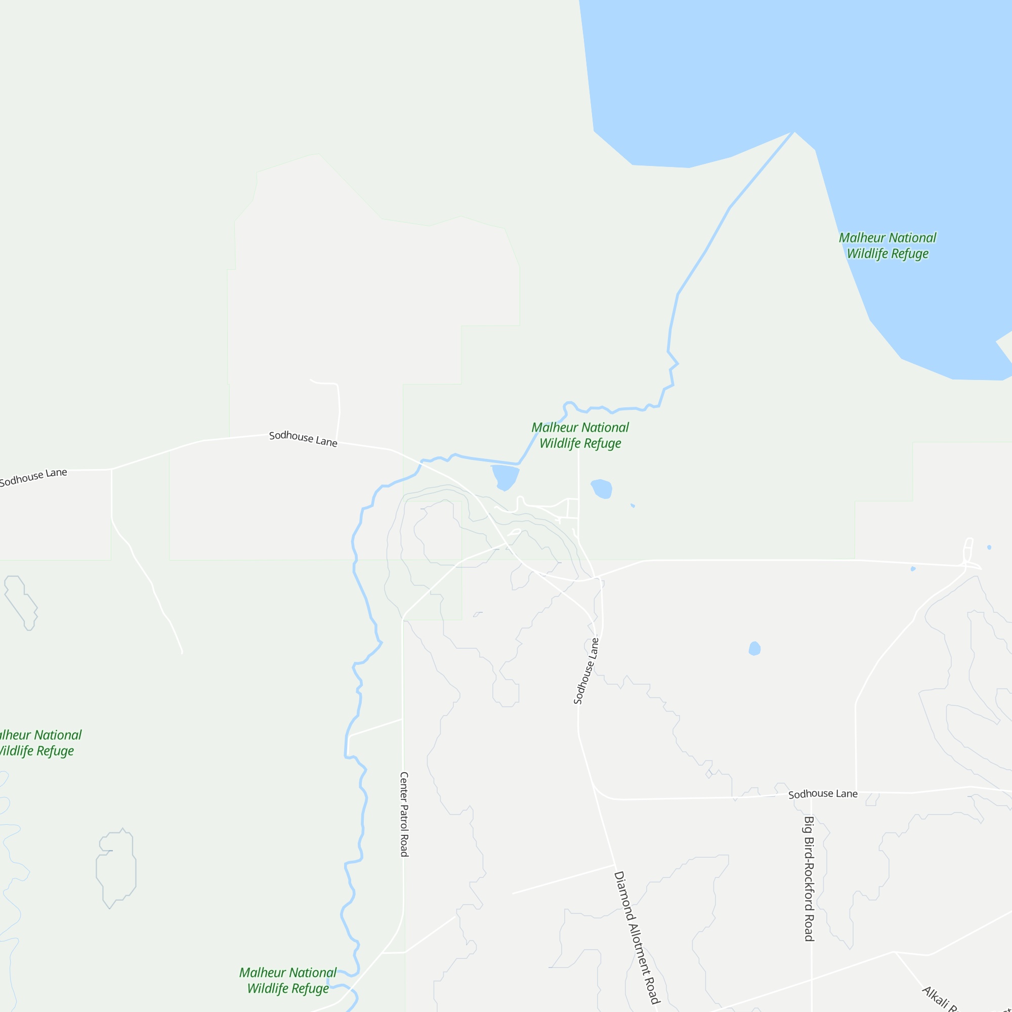 Malheur NWR Visitor Center map