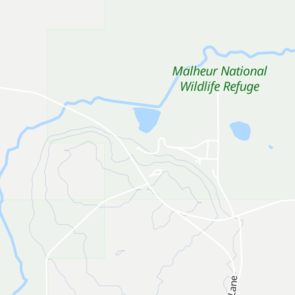 Map of Malheur NWR Visitor Center