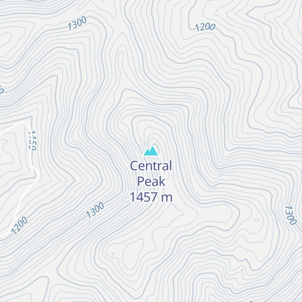 Map of Central Peak