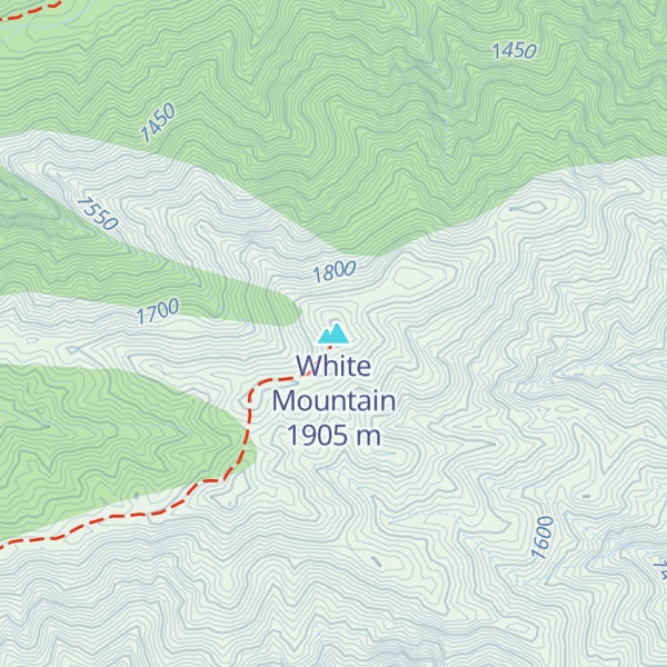 Map of White Mountain