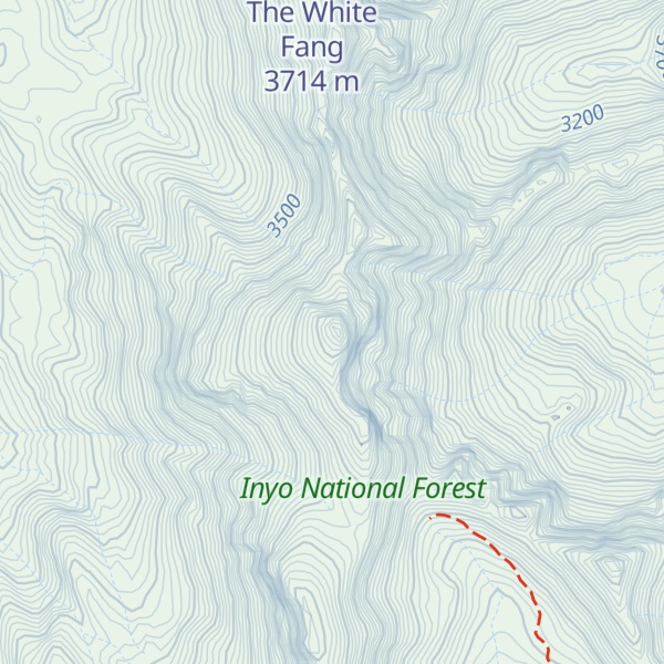Map of Mount Baldwin