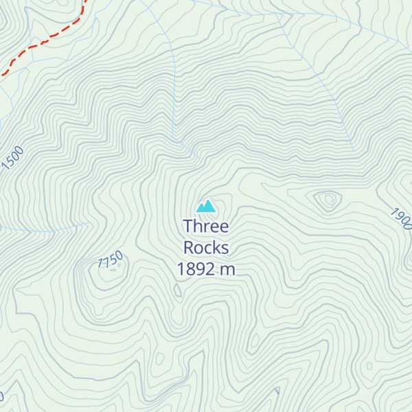 Map of Three Rocks