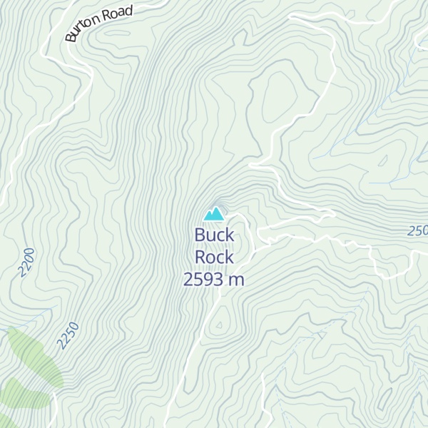 Map of Buck Rock