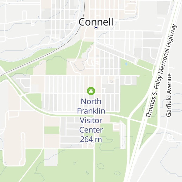 Map of North Franklin Visitor Center