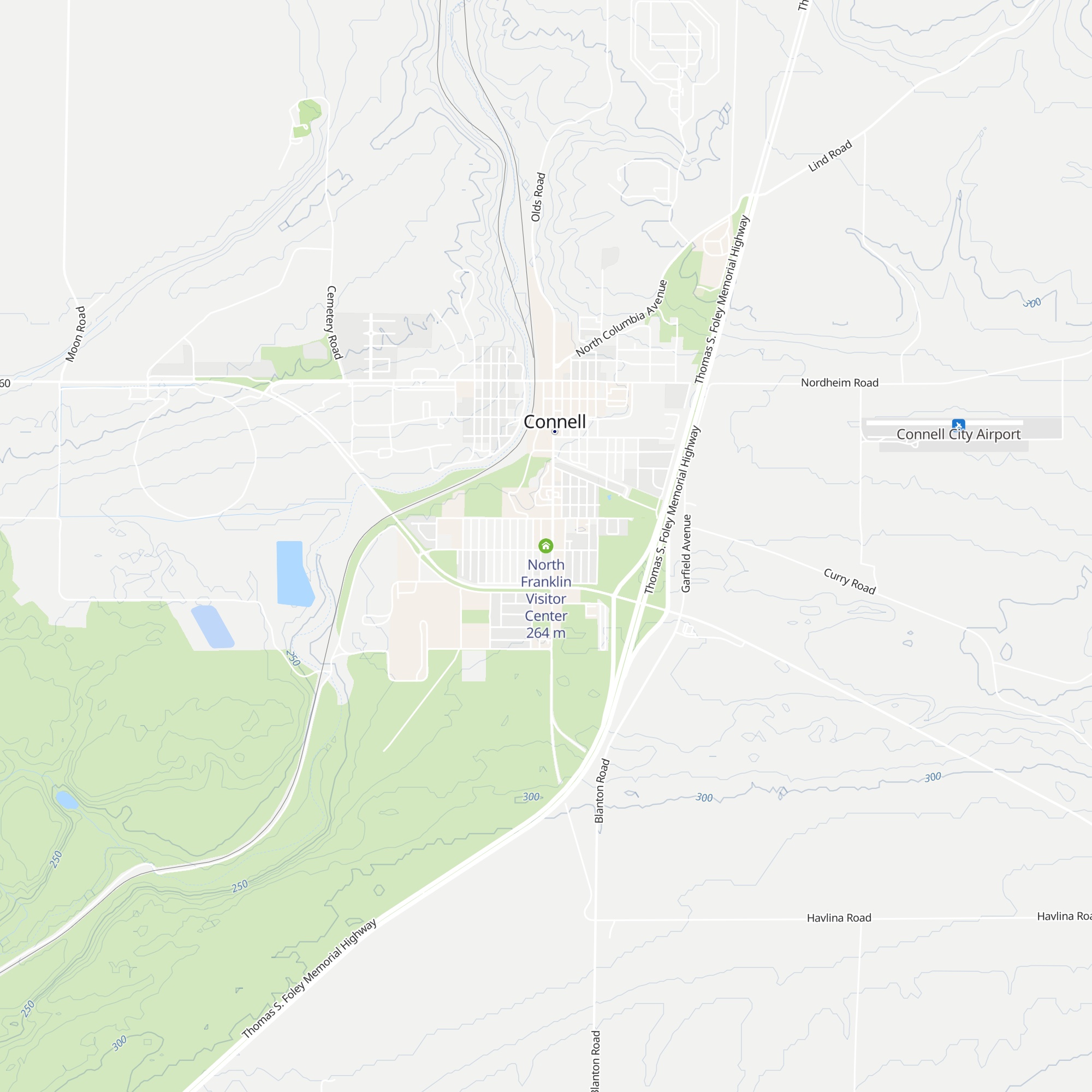 North Franklin Visitor Center map