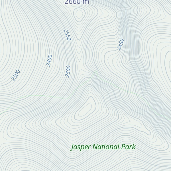 Map of Mount Perce
