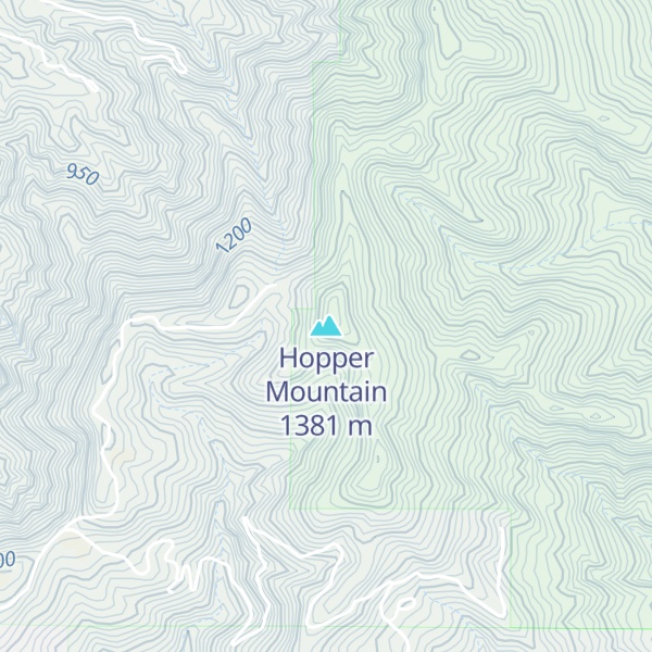 Map of Hopper Mountain