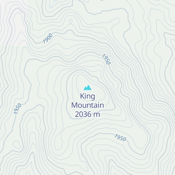 Map of King Mountain